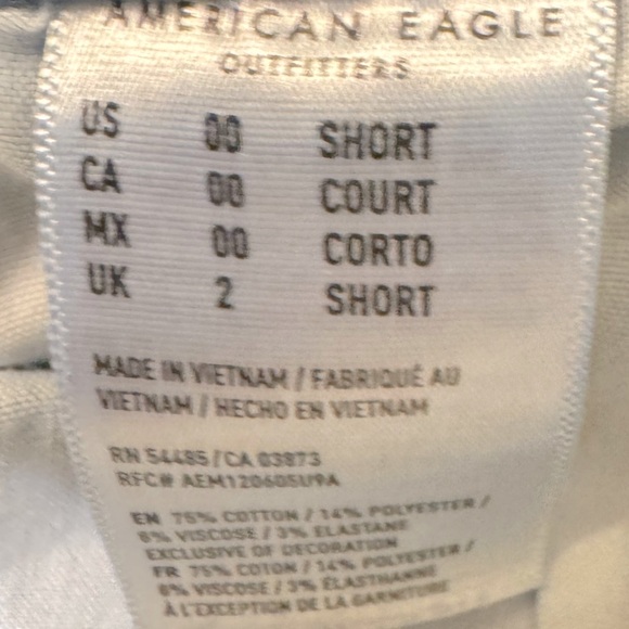 American Eagle Outfitters Women’s Next Level High-Waisted Jegging Short - Picture 7 of 8